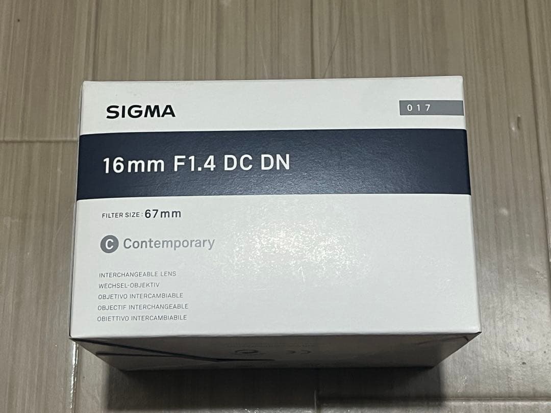 シグマ 16mm F1.4 DC DN 富士フイルムXマウント