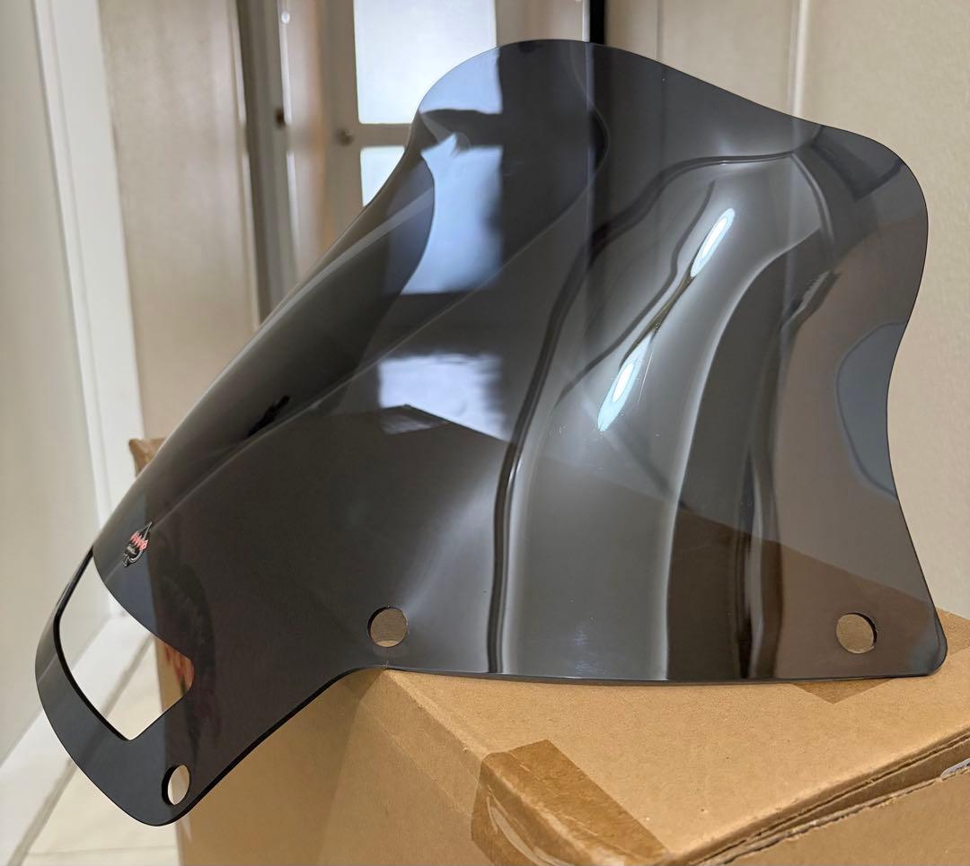 ローライダーST クロックワークス フレア ウインドシールド 8インチ