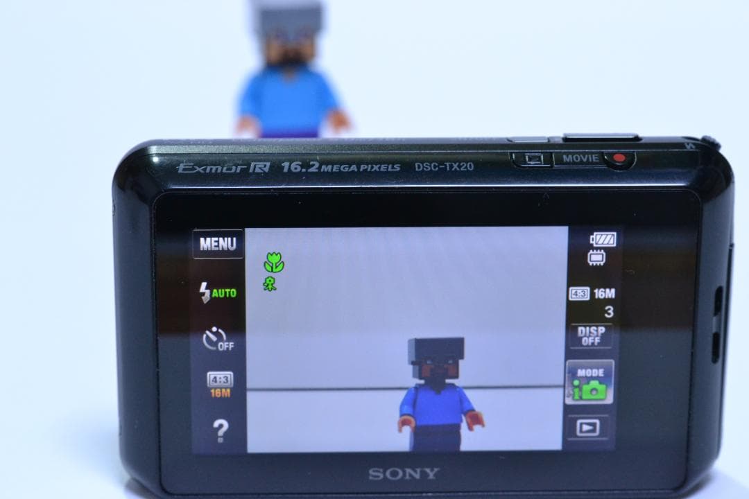 完動品 SONY Cyber-shot DSC-TX20 ブラック フタ注意