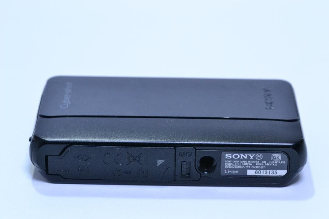 完動品 SONY Cyber-shot DSC-TX20 ブラック フタ注意