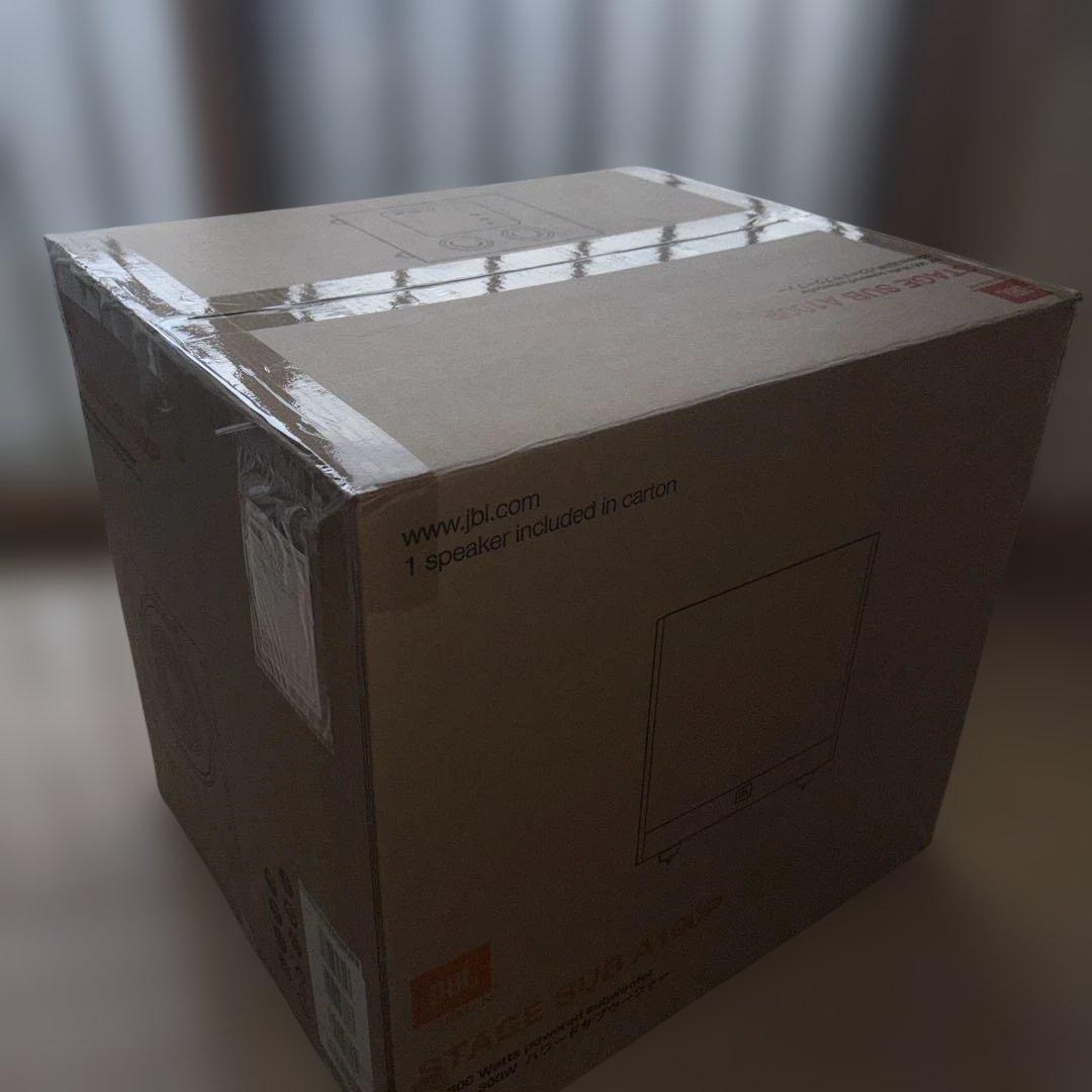 ：*）様 JBL STAGE A100P パワードサブウーファー　元箱付