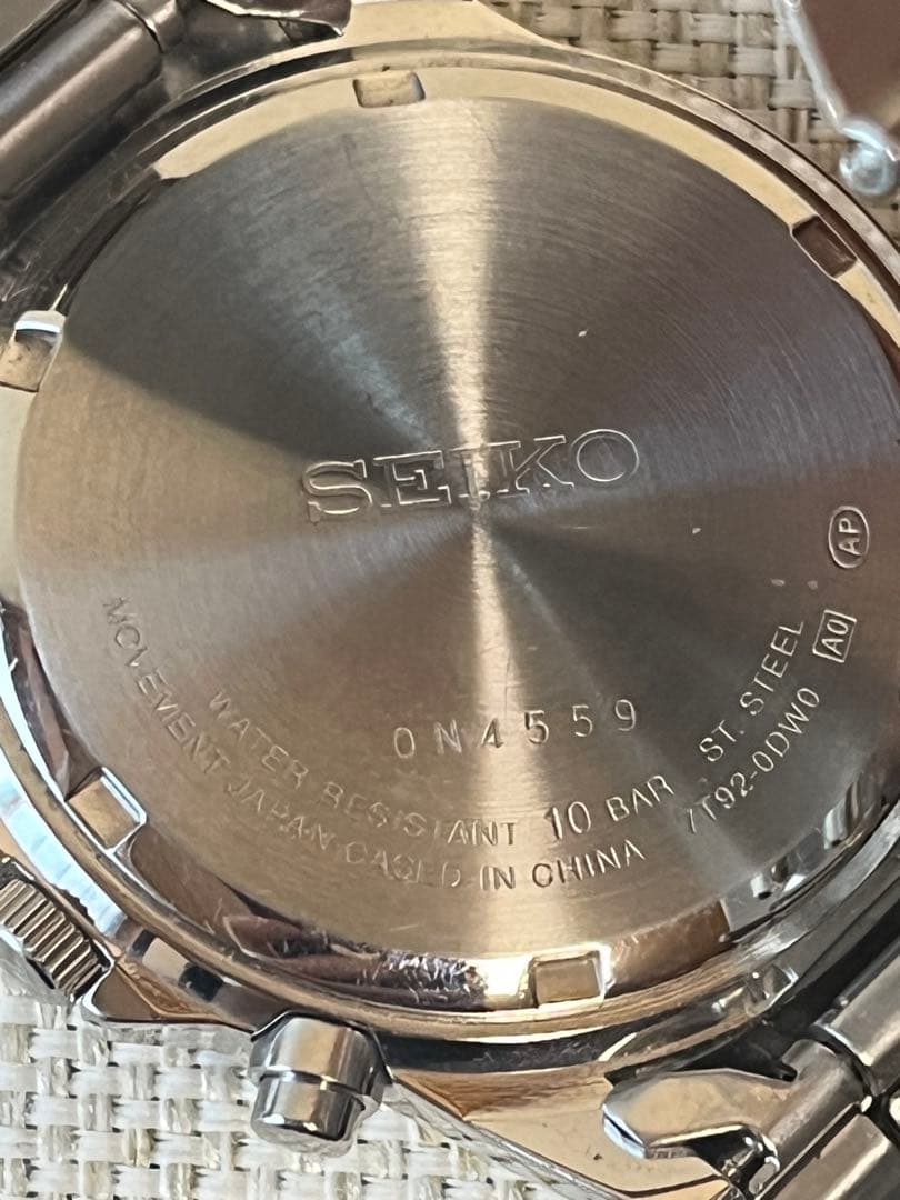 SEIKO セイコー 7T92-0DW0 クロノグラフ クォーツ ジャンク