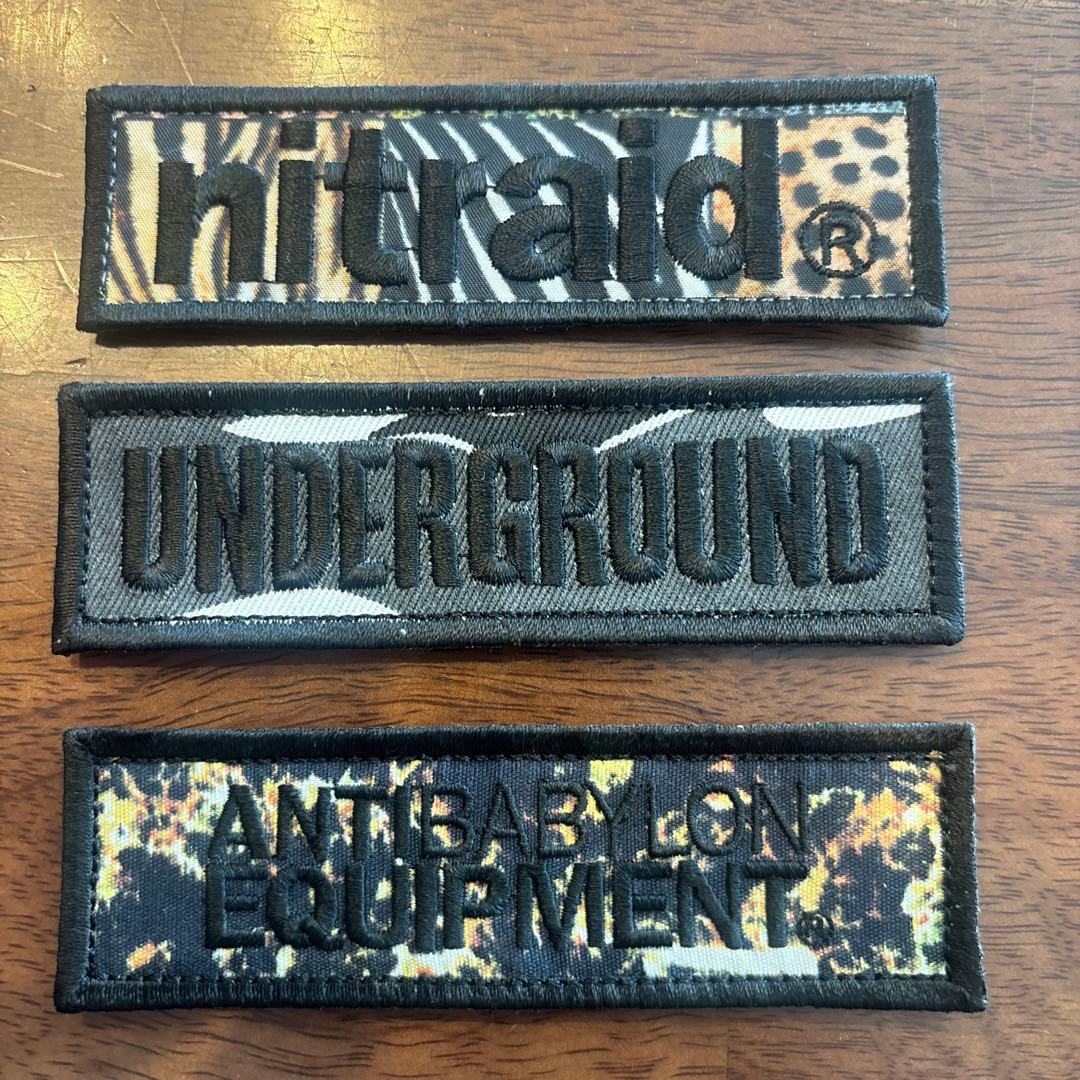 NITRAID 刺繍パッチ 3枚セット