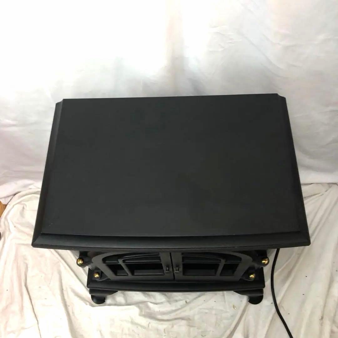 【人気の暖炉型】山善 クラシックデザインファンヒーター ブラック YAMAZEN