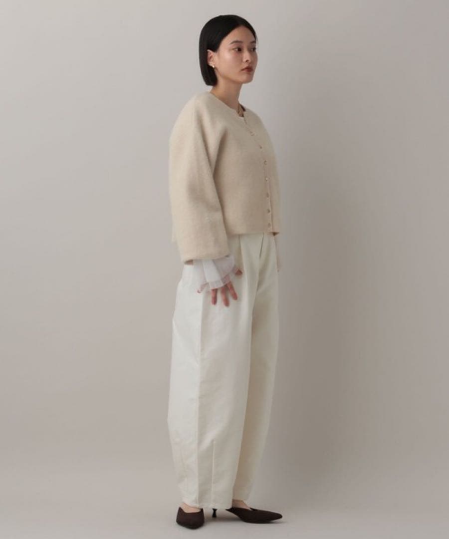 完売品　CNラクーンコンカーディガン A part by アパートバイ