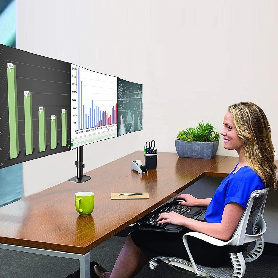 三画面モニターアーム PC モニター アーム