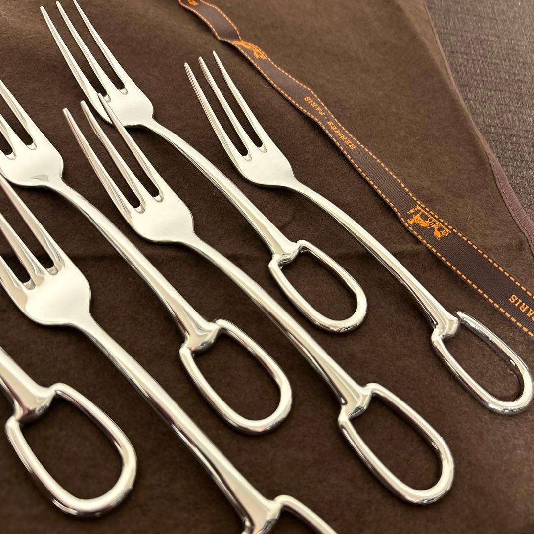 エルメス　アトラージュ　カトラリー　デザートフォーク