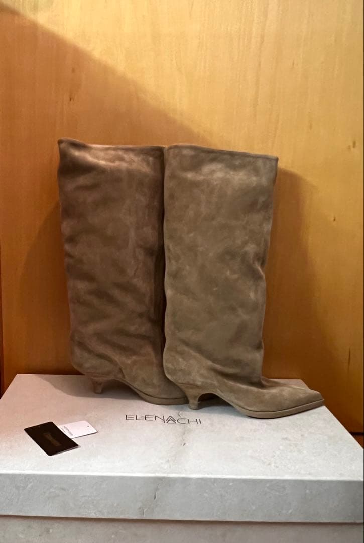 靴 L'Appartement ELENA IACHI 5CM HEEL BOOTS