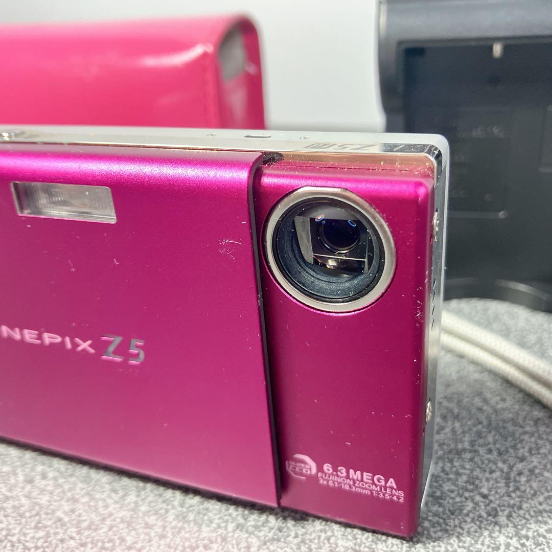 【動作確認済み】FUJIFILM FinePix Z5 コンデジ　ピンク