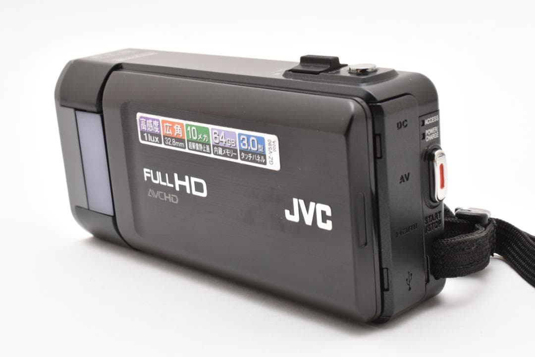 【美品】JVC Everio GZ-V590 ブラック　動作確認済