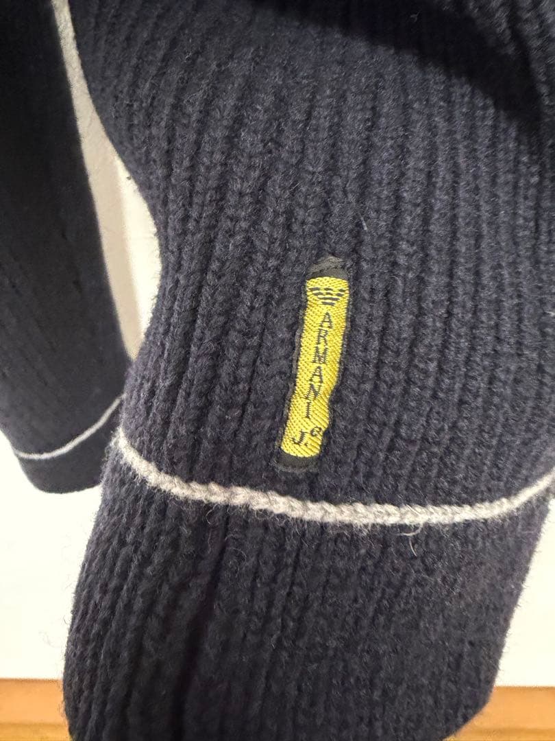 Armani Jeans XL ダークブルー ニット