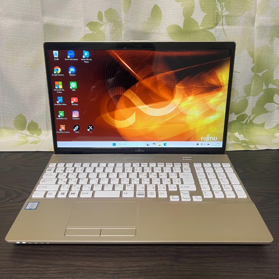 コスパ◎✨富士通 LIFEBOOK☆SSD256GB☆メモリ8GB☆Corei3