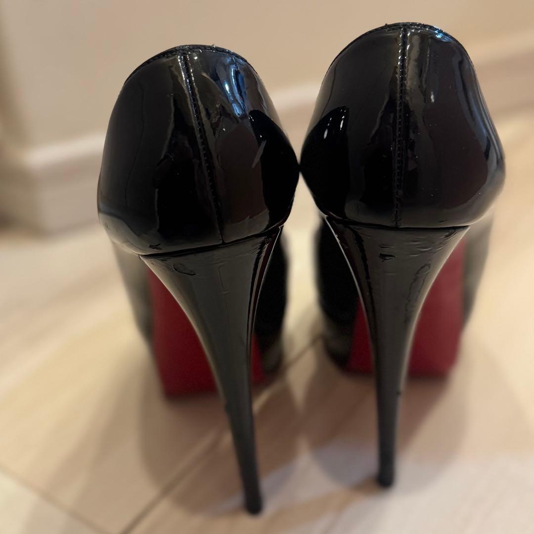 ルブタン15cmヒール オープントゥ