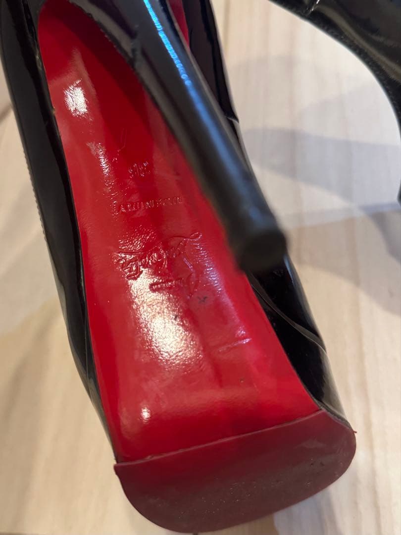 ルブタン15cmヒール オープントゥ