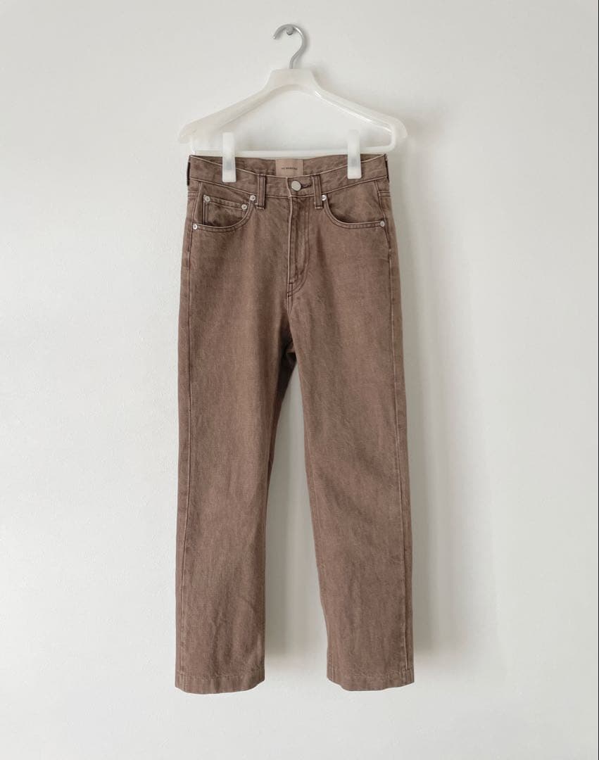 パンツ THE SHISHIKUI/BASIC JEANS BROWN24