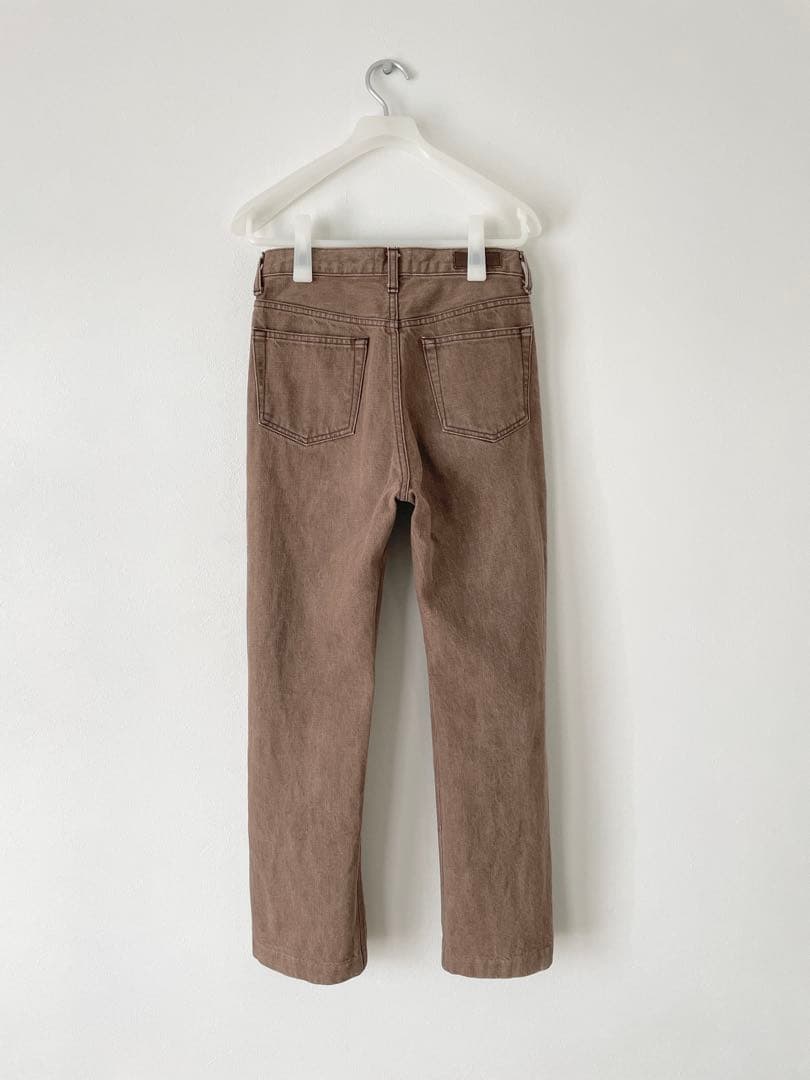 パンツ THE SHISHIKUI/BASIC JEANS BROWN24