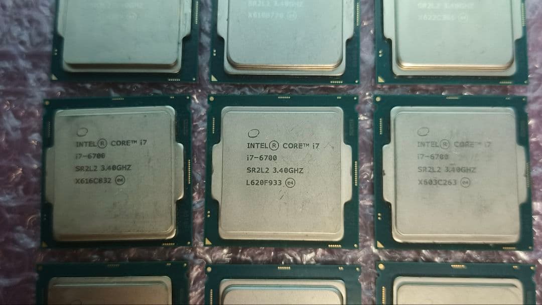 core i7 6700 10個まとめ売り動作確認済み