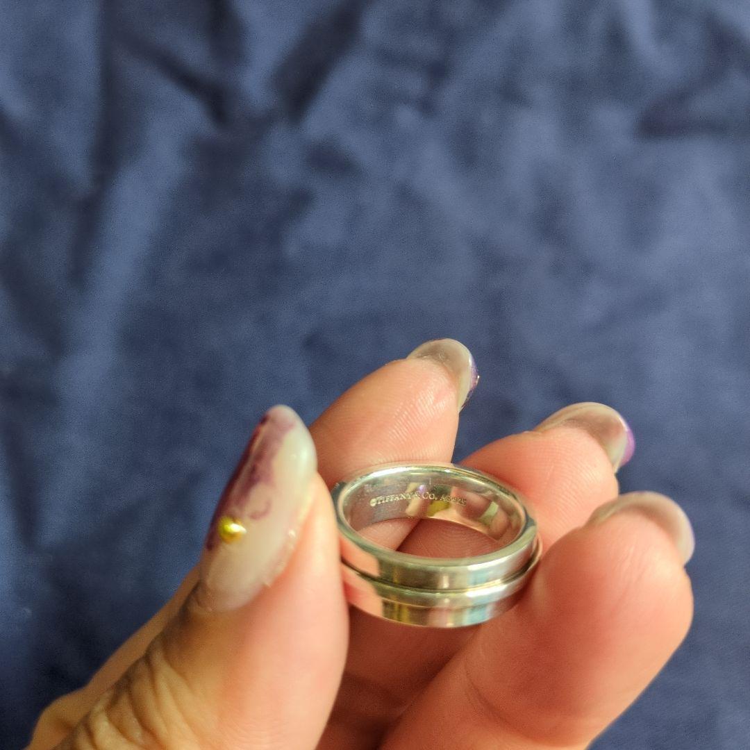 ティファニー T TWO ナローリング シルバー925 9号