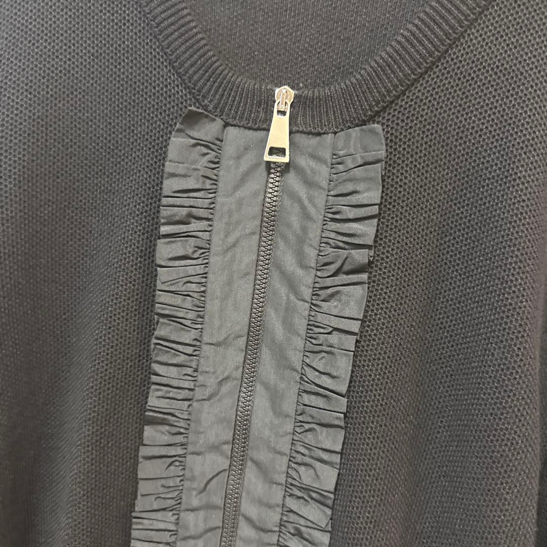 MONCLER フリル付きカーディガン