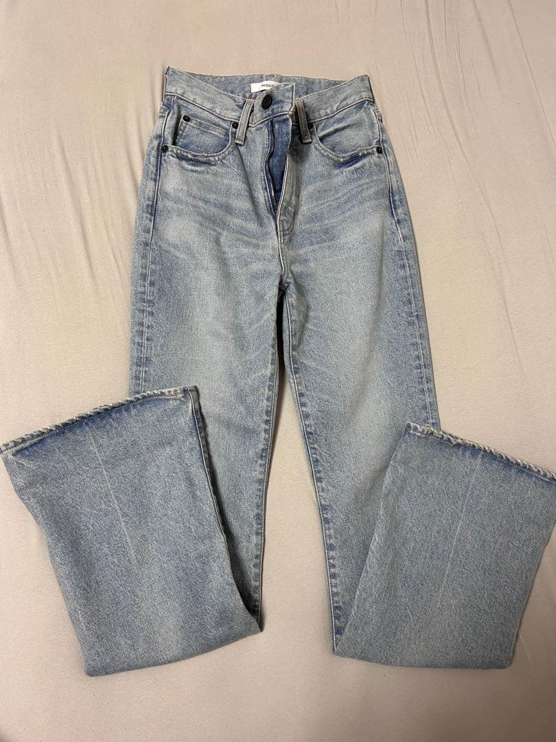 moussy MVS L/BLU FLARE(L) 24inch ロング丈