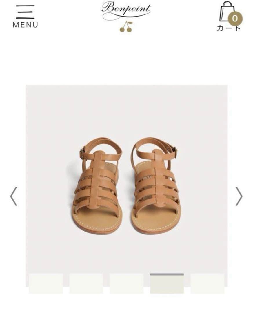 最終価格　新品　ボンポワン　サンダル　36