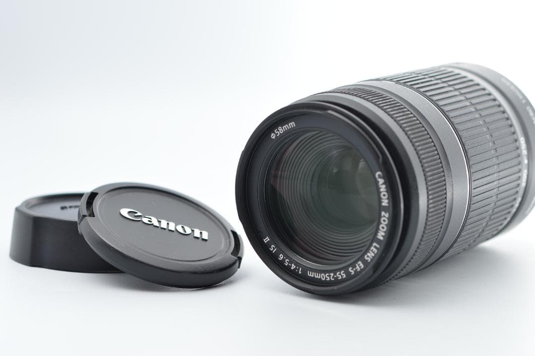 【美品】Canon EF-S 55-250mm IS Ⅱ ズームレンズ