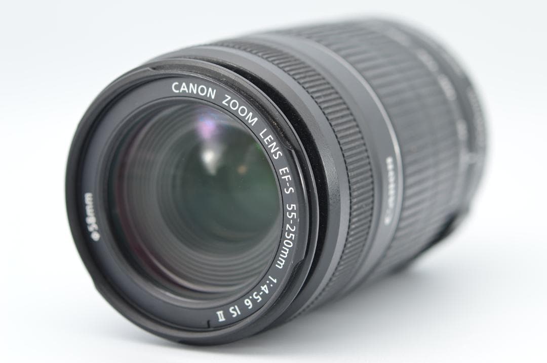 【美品】Canon EF-S 55-250mm IS Ⅱ ズームレンズ