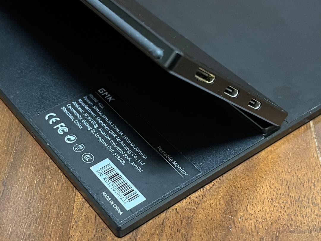 GMK KD1 ポータブルモニター　タッチパネル　14型　4Kモバイル液晶