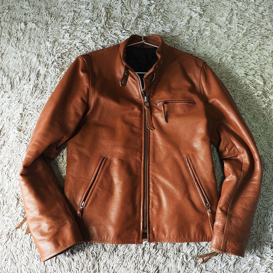 FREEDOM レザージャケット　ブラウン　フリーダム ライダース