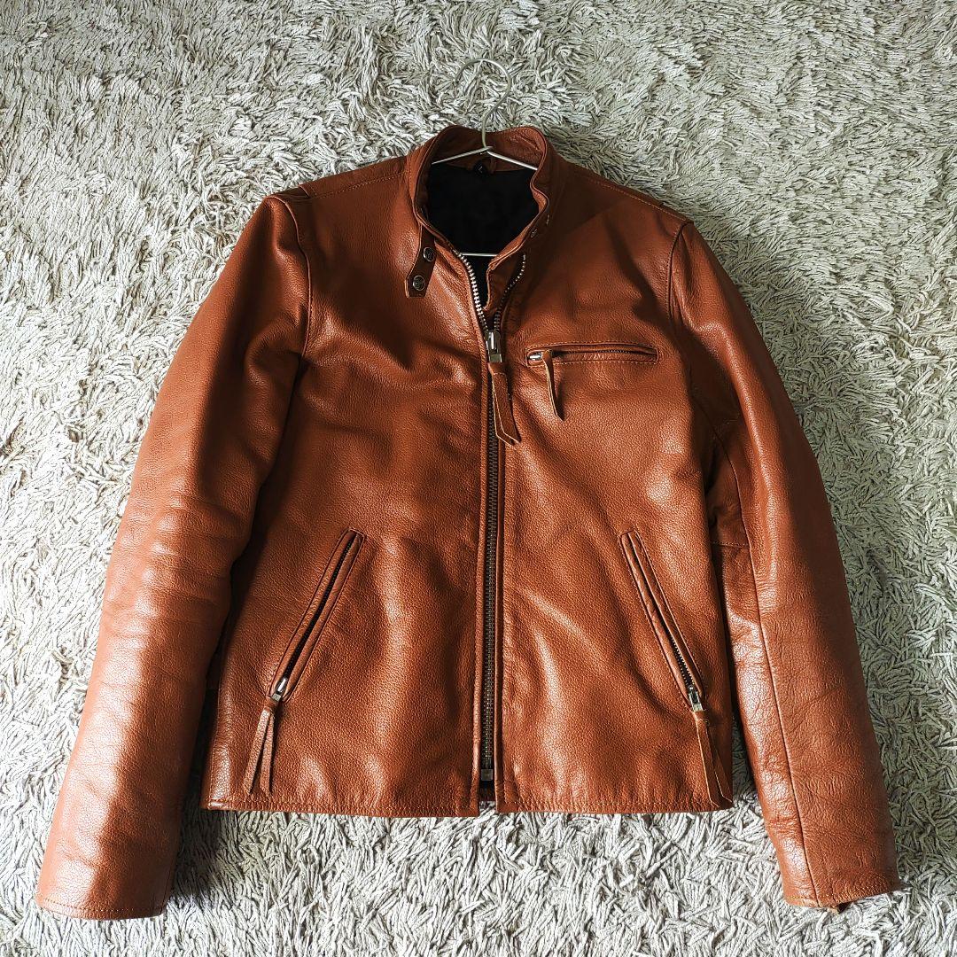 FREEDOM レザージャケット　ブラウン　フリーダム ライダース