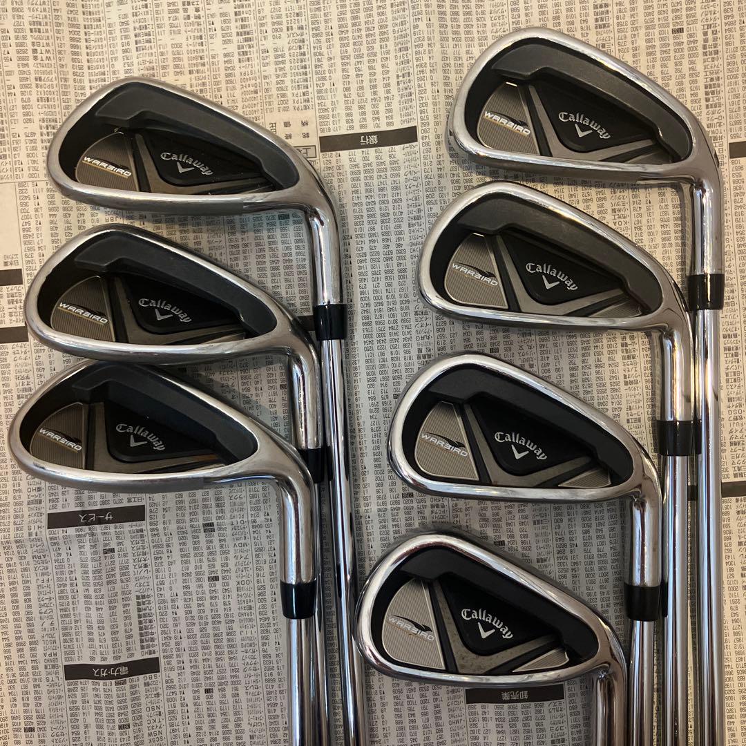 キャロウェイ ゴルフクラブセット WARBIRD スチールシャフト現行モデル