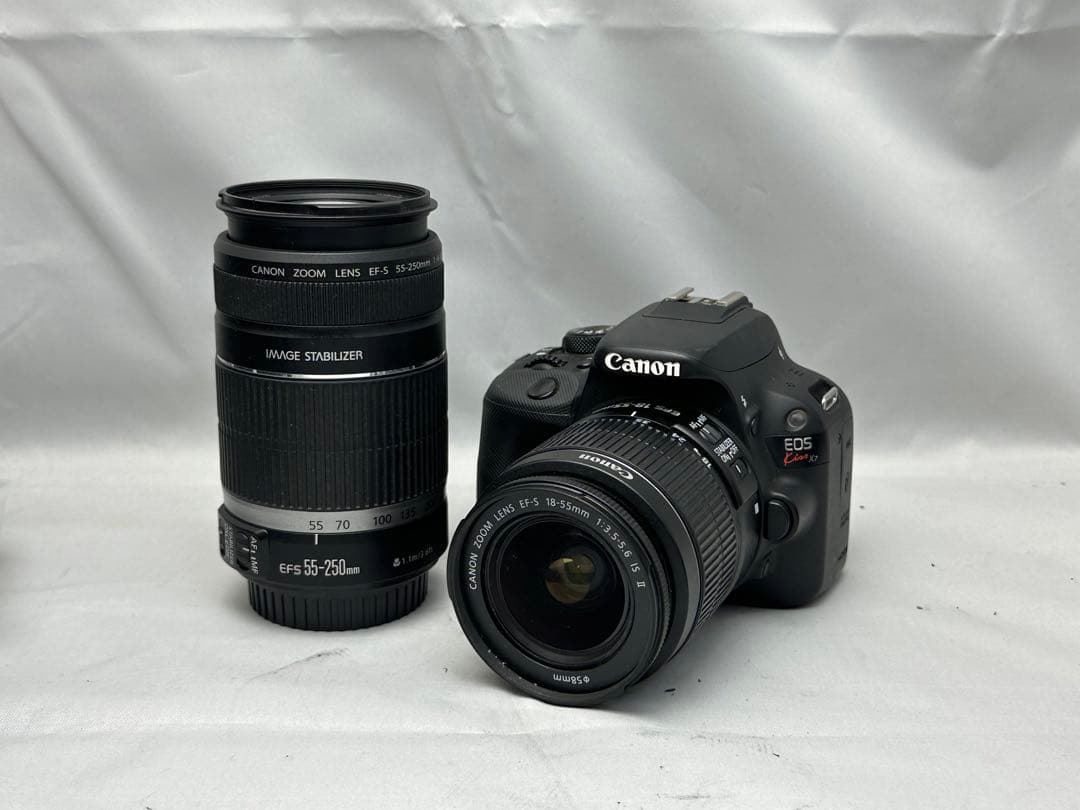 極美品！Canon EOS KISS X7ダブルレンズセット