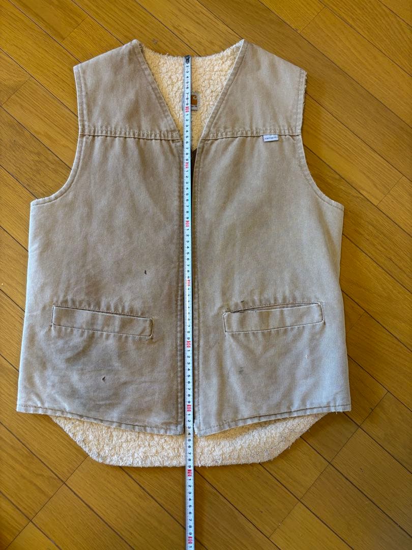 80’s USA製 carhartt カーハート 星タグ ダック ボア ベスト