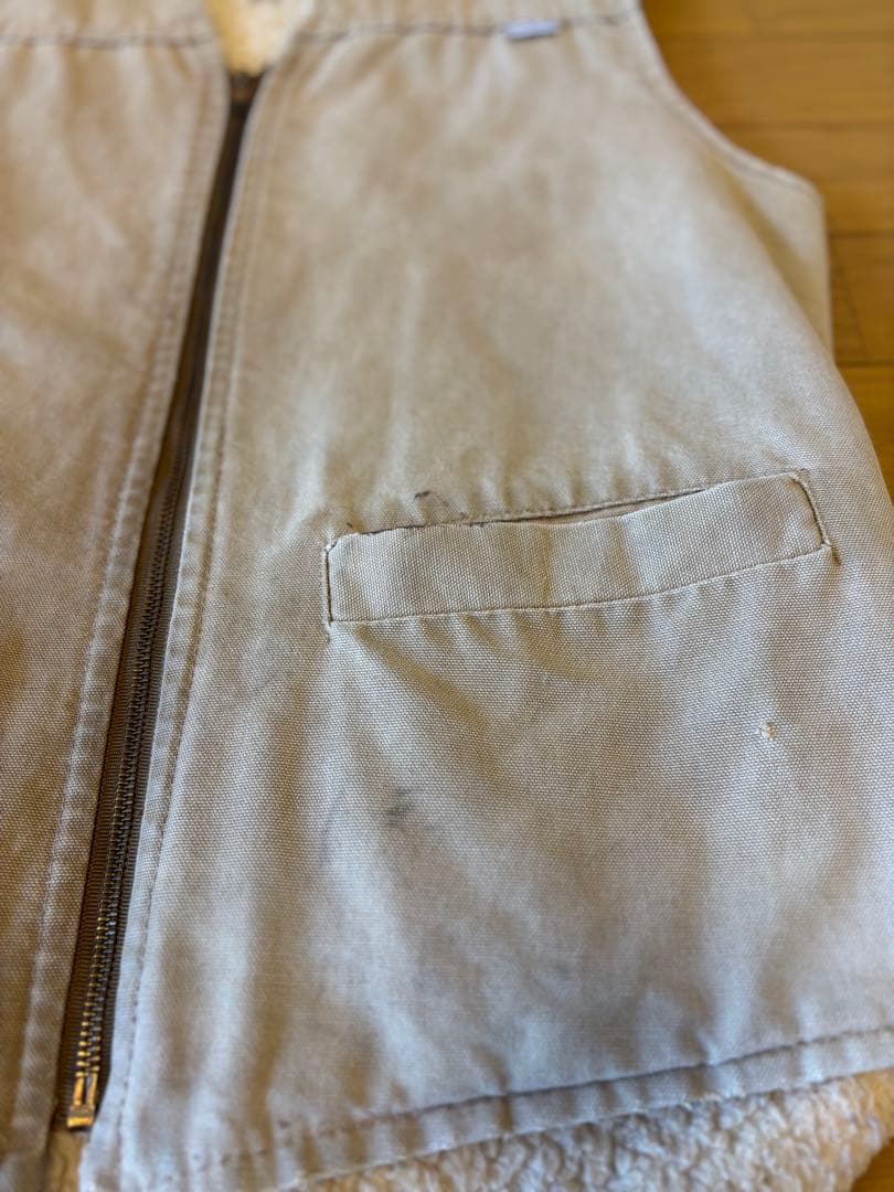 80’s USA製 carhartt カーハート 星タグ ダック ボア ベスト