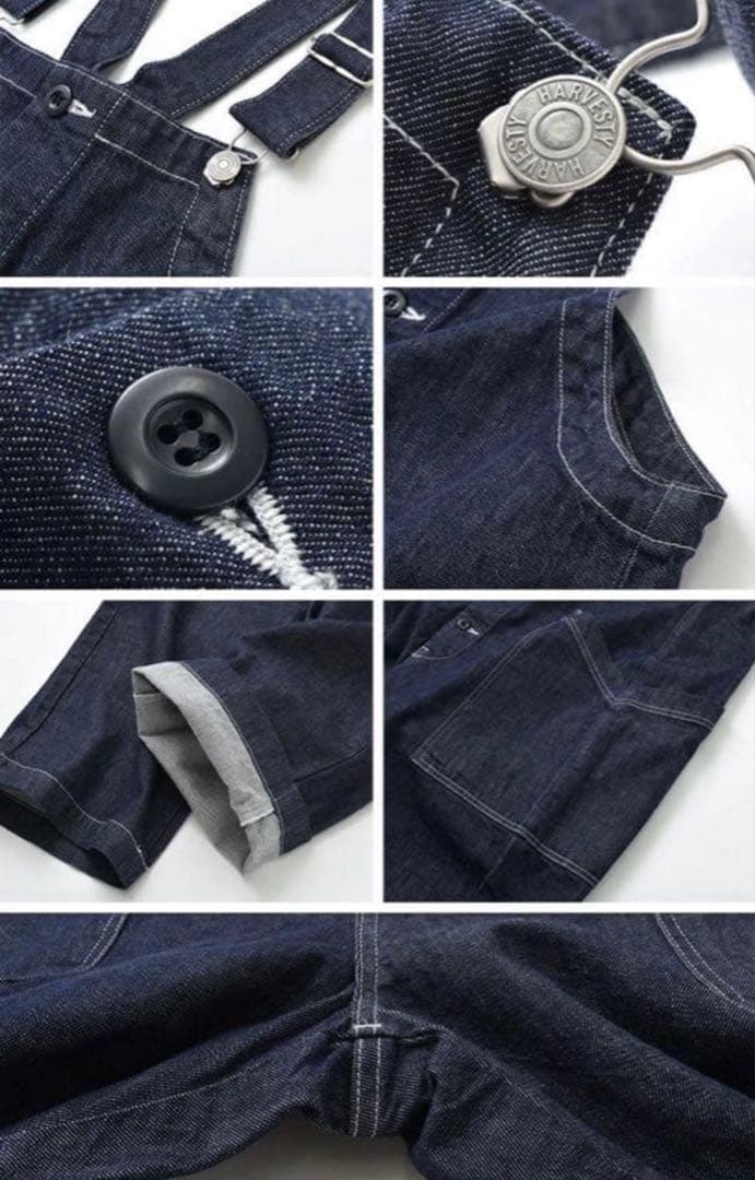 ゆうじ　ハーベスティ　オーバーオール　サロペット 　サイズ1