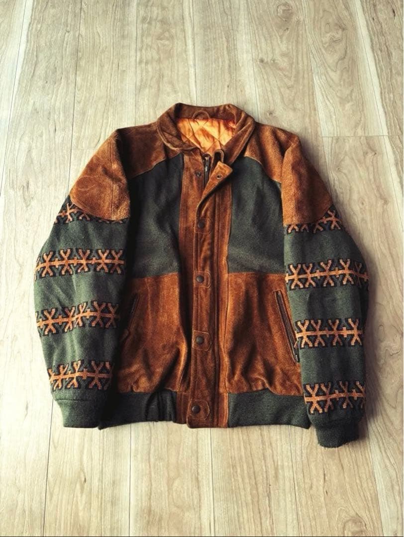 70's vintage スウェードレザージャケット