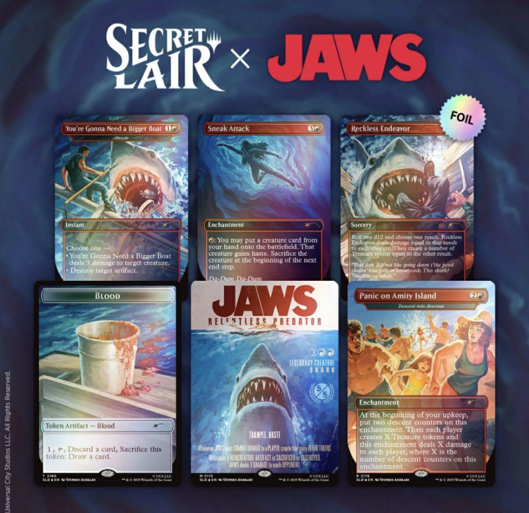 mtg 予約完売品 sld ジョーズ レインボウFOIL 英語版 新品