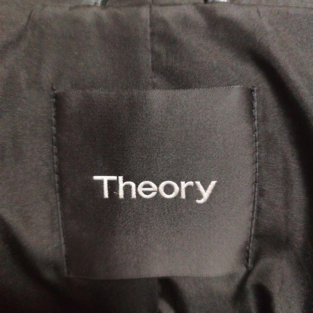 TheoryBYRN L　フーデッドレザー（羊革） ジャケット