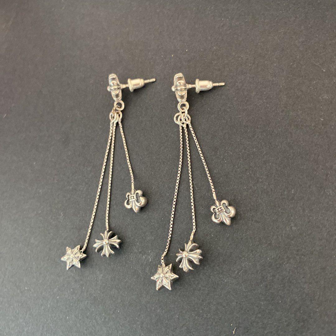 シルバー925 ピアス JOJOイヤリング ジョジョピアス クロスピアス