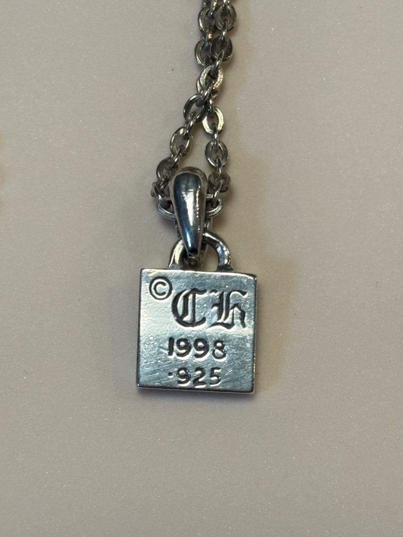 クロムハーツ　フレームドチャーム　クロス1Pダイヤ