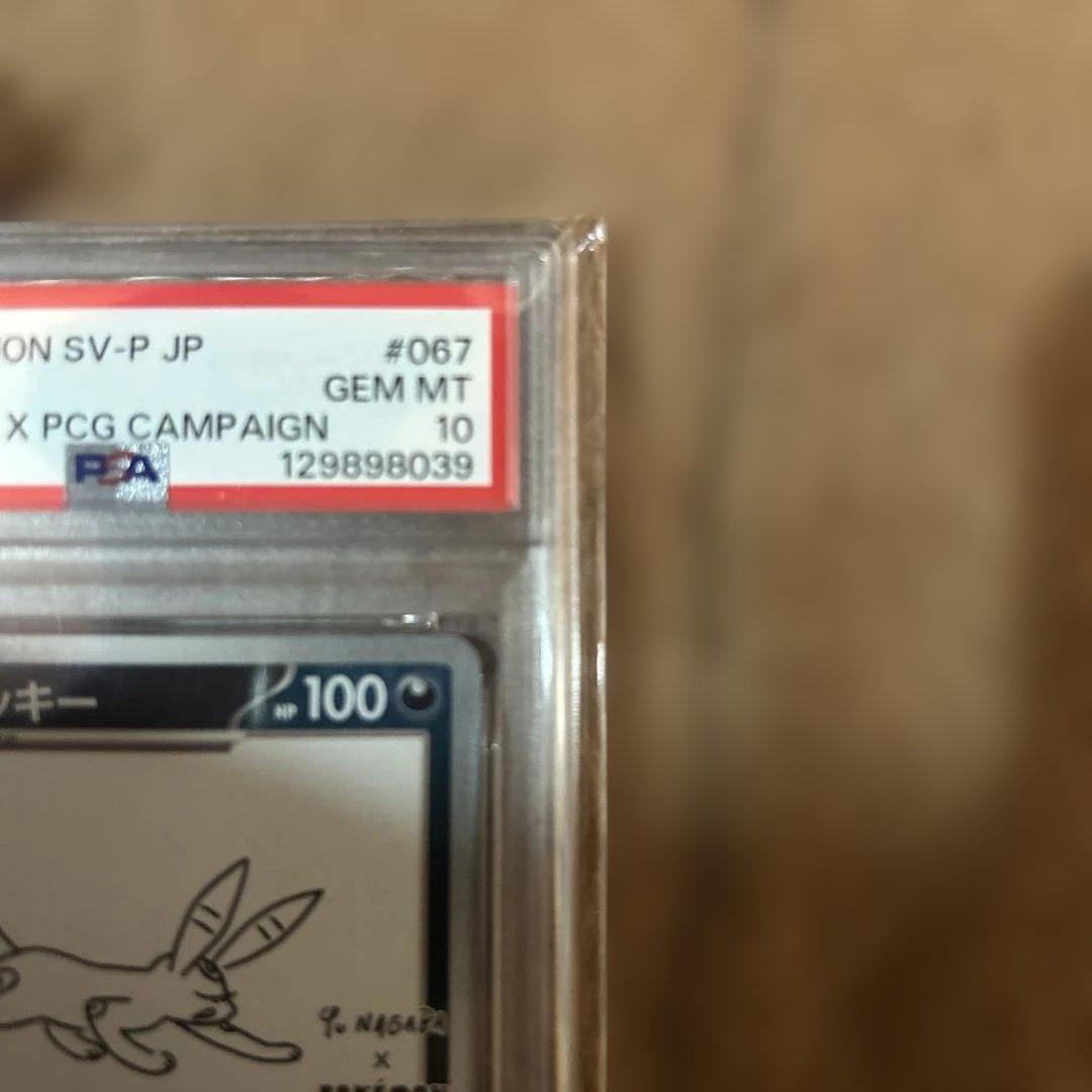 ブラッキー PSA10 YU NAGABA × PCG CAMPAIGN