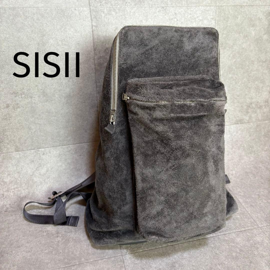 美品 シシ SISII レザー バックパック スウェード 本革 リュック　日本製