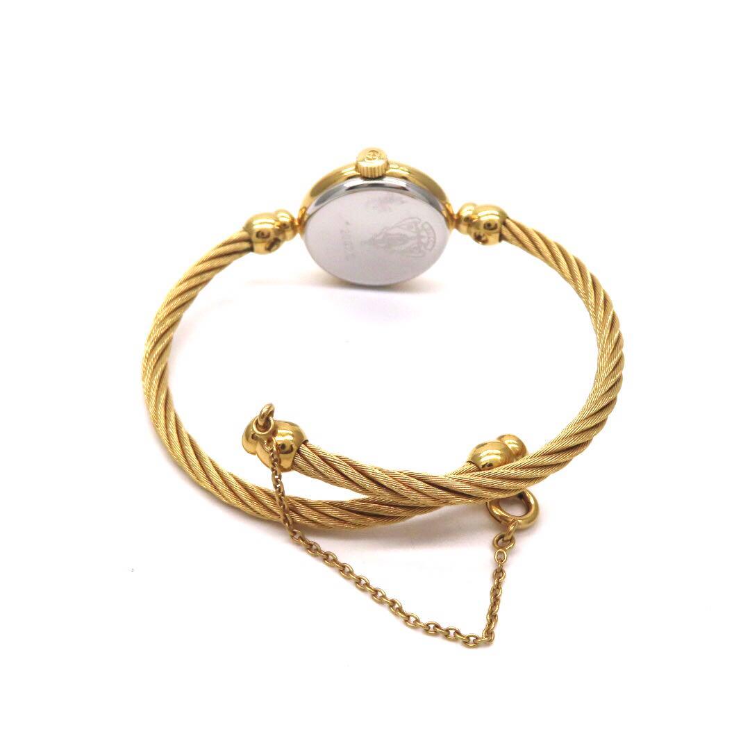 ☆極美品 2047 GUCCI グッチ 時計 シェリーライン ゴールド バングル