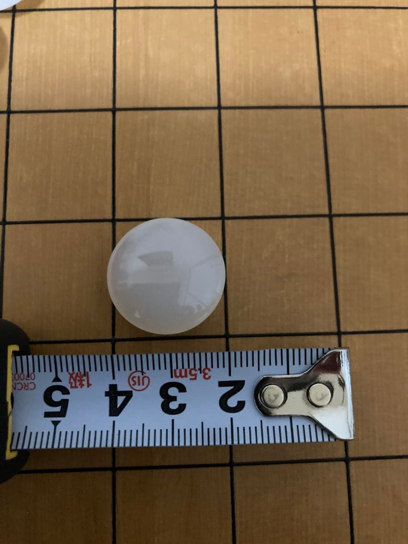 「K」瑪瑙碁石　白黒囲碁石セット