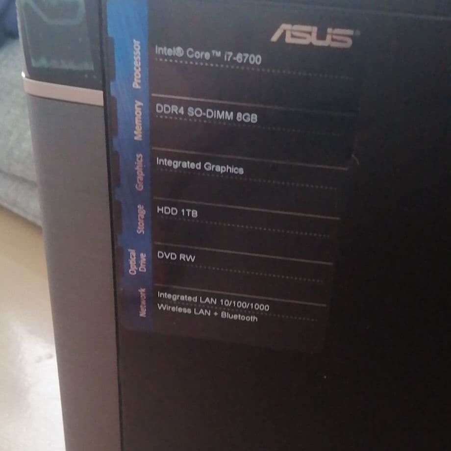 デスクトップPC 16G 1TB i7cpu