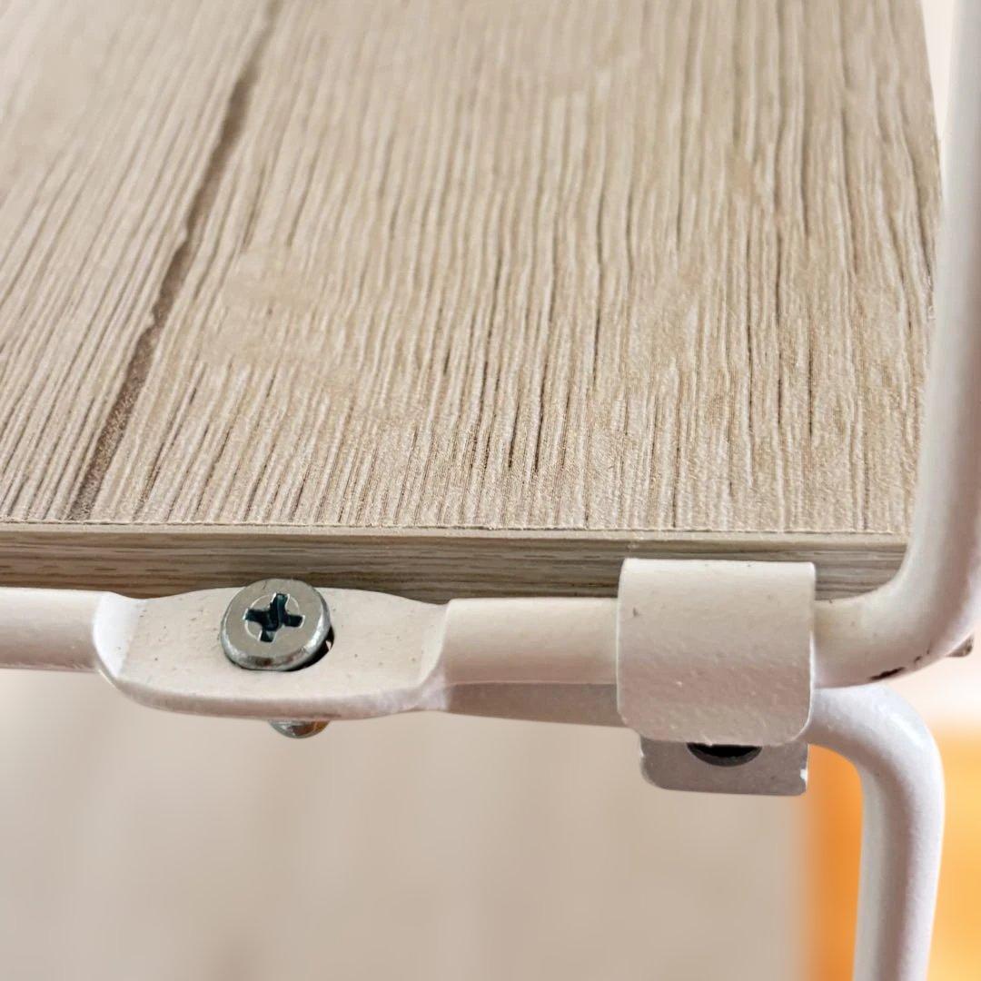 【匿名配送】つっぱり壁面収納Nポルダ ホワイト 棚板 5枚 レギュラー