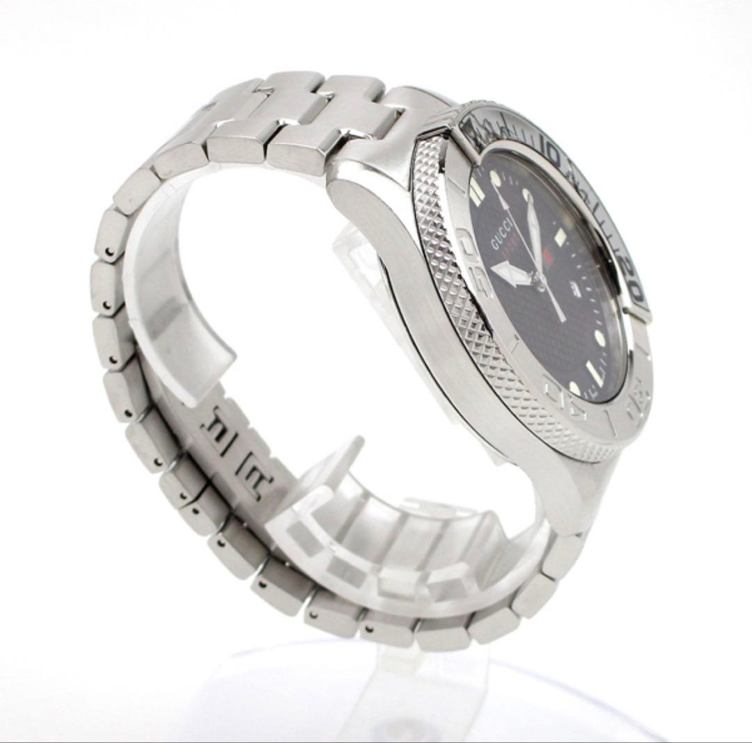 GUCCI グッチ Gタイムレス ブラックメンズ時計 ※オマケ付き（ボールペン）