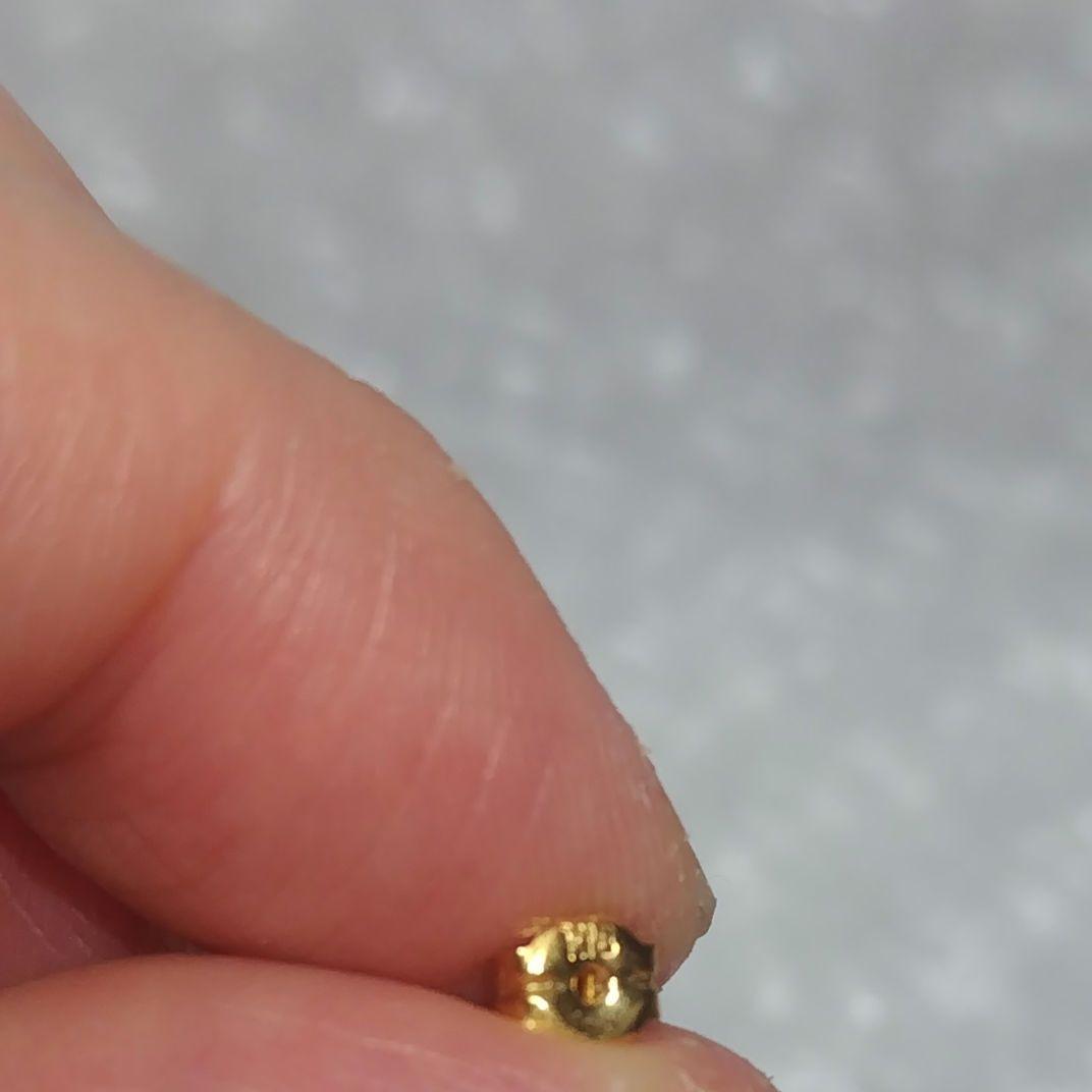 K18 チェーンデザイン ココシュニック　ピアス