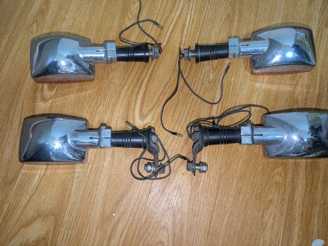 xj400 ウインカー前後　リア取り付けステー有り