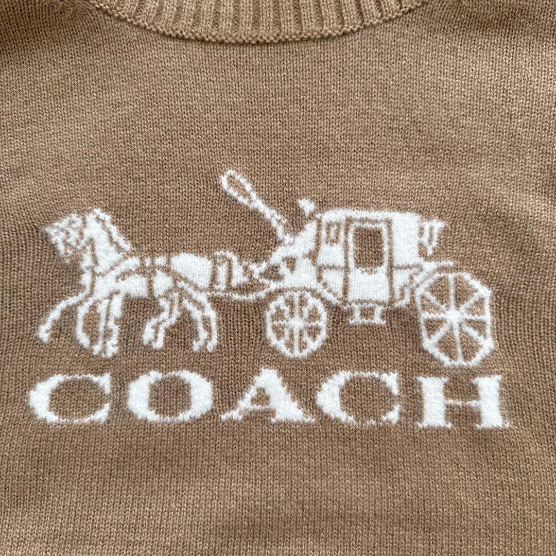 コーチ　タートルネックセーター　ウール素材　メンズM ホース&キャリッジ